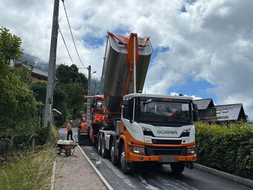 Benne spéciale enrobé de la flotte TRANS MIS (photo 1)