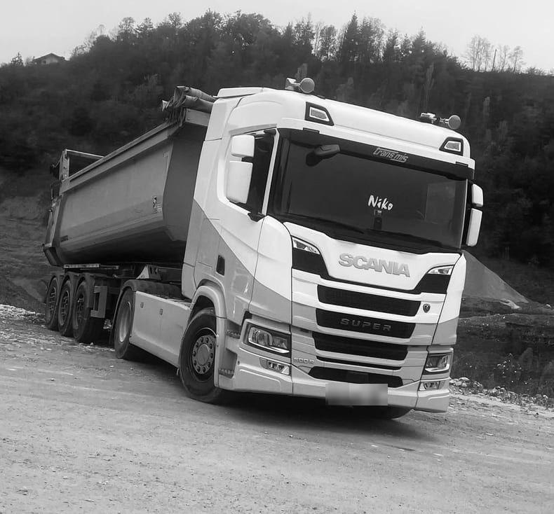 Semi-remorque benne de la flotte TRANS MIS (photo 5)