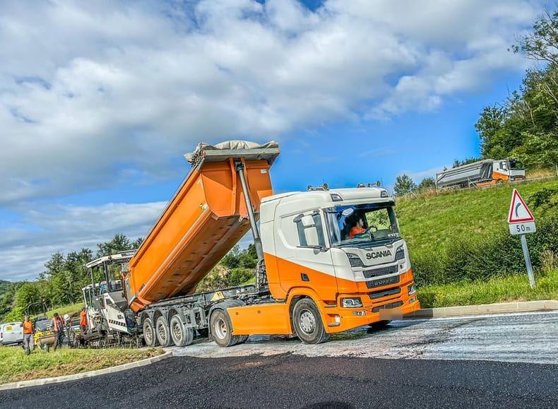 Semi-remorque benne de la flotte TRANS MIS (photo 6)
