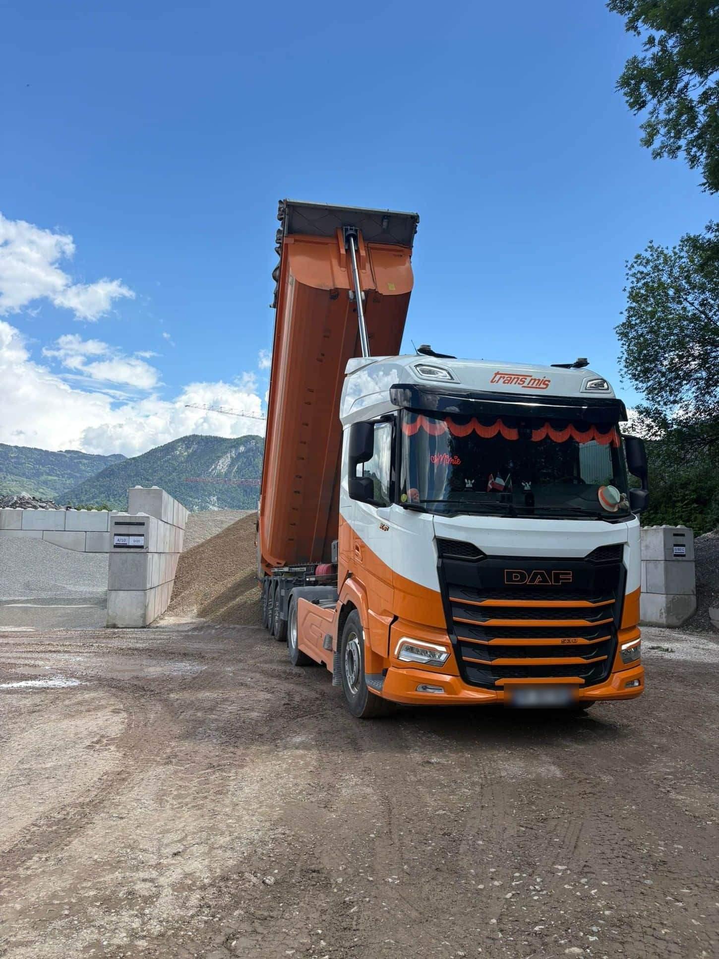 Semi-remorque benne de la flotte TRANS MIS (photo 8)